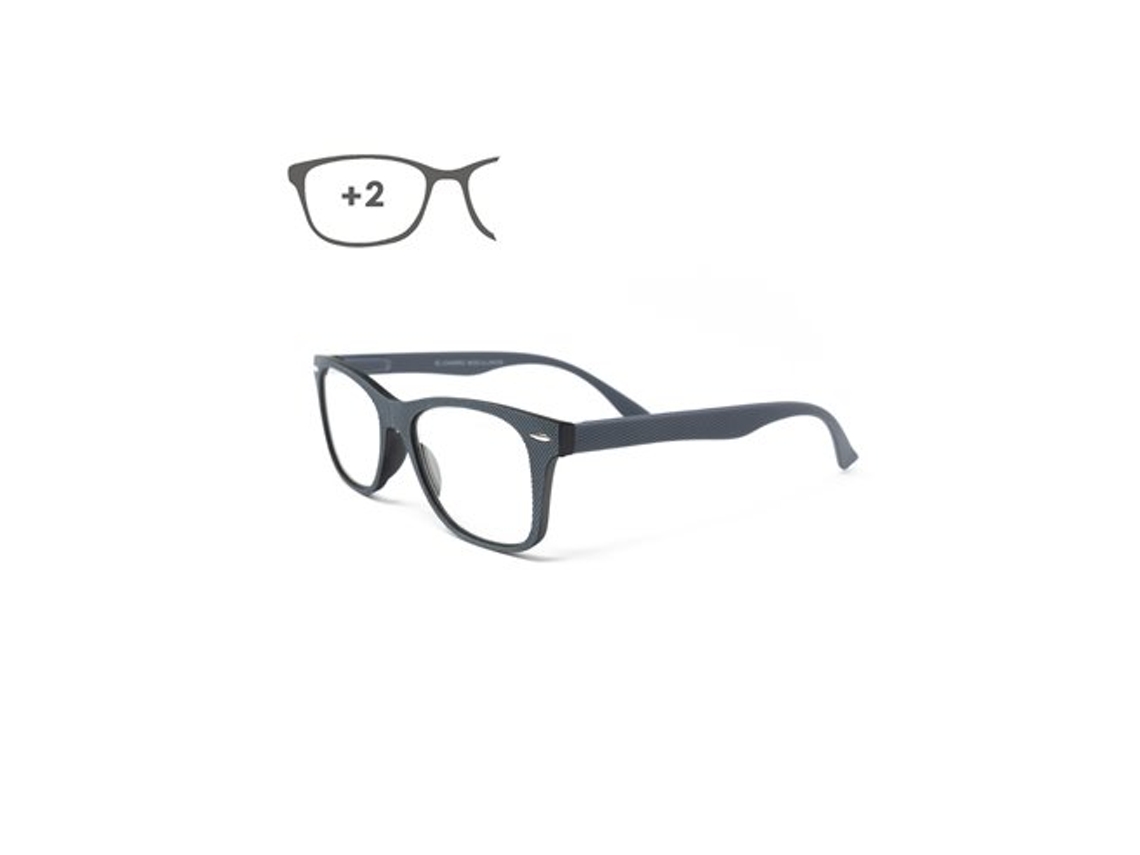 Ampliación De Gafas De Lectura Gris Illinois 2,0