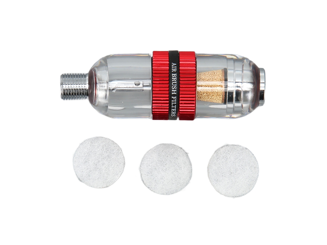 Separador De Aceite Y Agua Con 3 Almohadillas De Algodón Filtrantes Para Pistola Pulverizadora