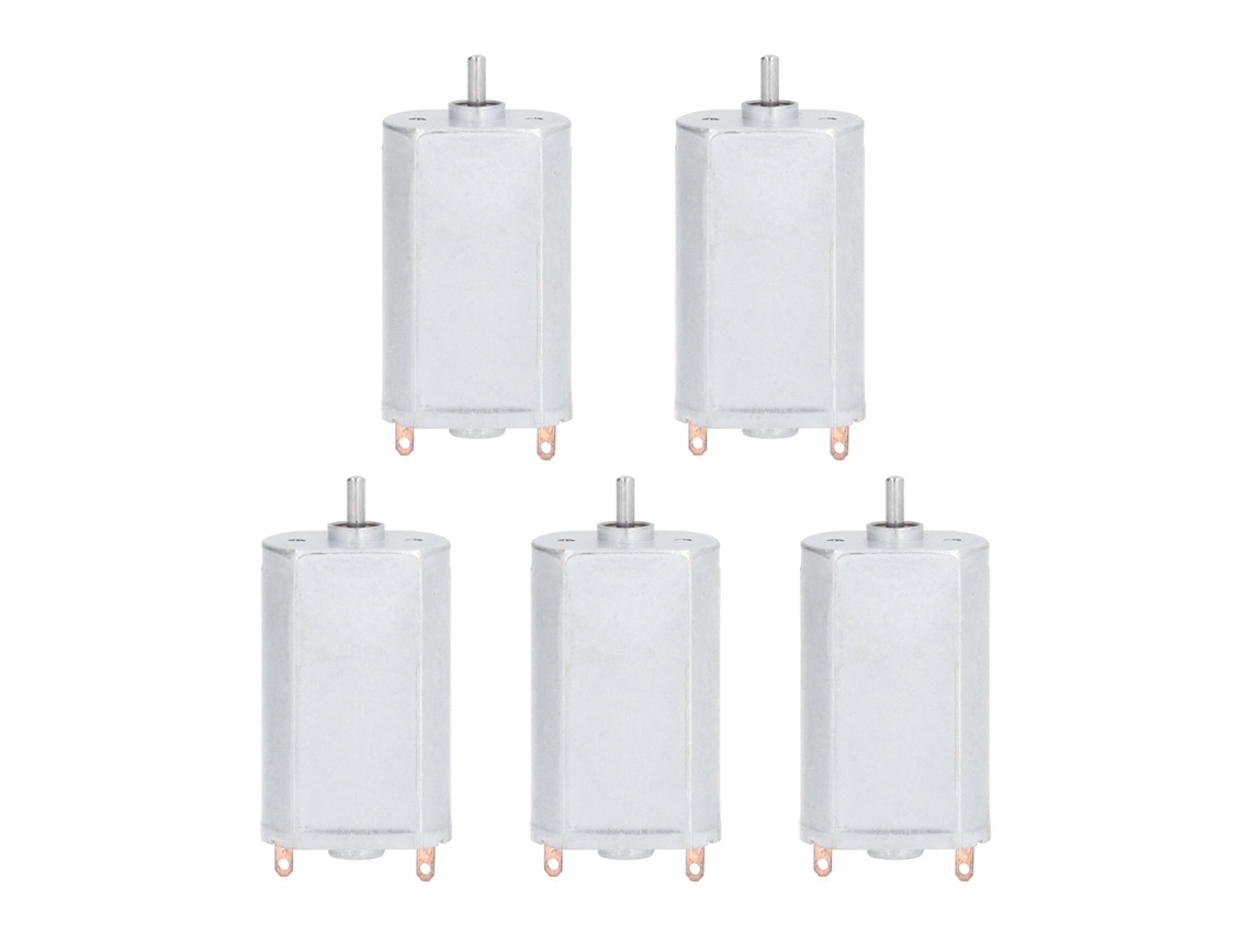 5 Motores De Cc Con Escobillas, Mini Motores Eléctricos De Metal, 16000 Rpm, 7 V, Repuestos Industriales.