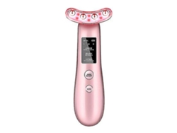 Instrumento de belleza para el cuello eliminador de arrugas antienvejecimiento calentamiento Facial masajeador vibratorio reafirmante oro rosa YEMAESRE