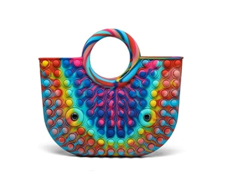 Bolso de Mujer KKVOGMLE De Juguete Más Nuevo Pop Bubble Fidget Para Comprar Multicolor