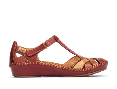 Sandalias de Mujer PIKOLINOS Vallarta Taglia Uk Piel Rojo (40)
