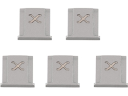 5x Compatible Con X- T4- T3- T2- T30- T20- E3- E2- Pro3- X30 X10 Flash Integrado Con Zapata Plateada
