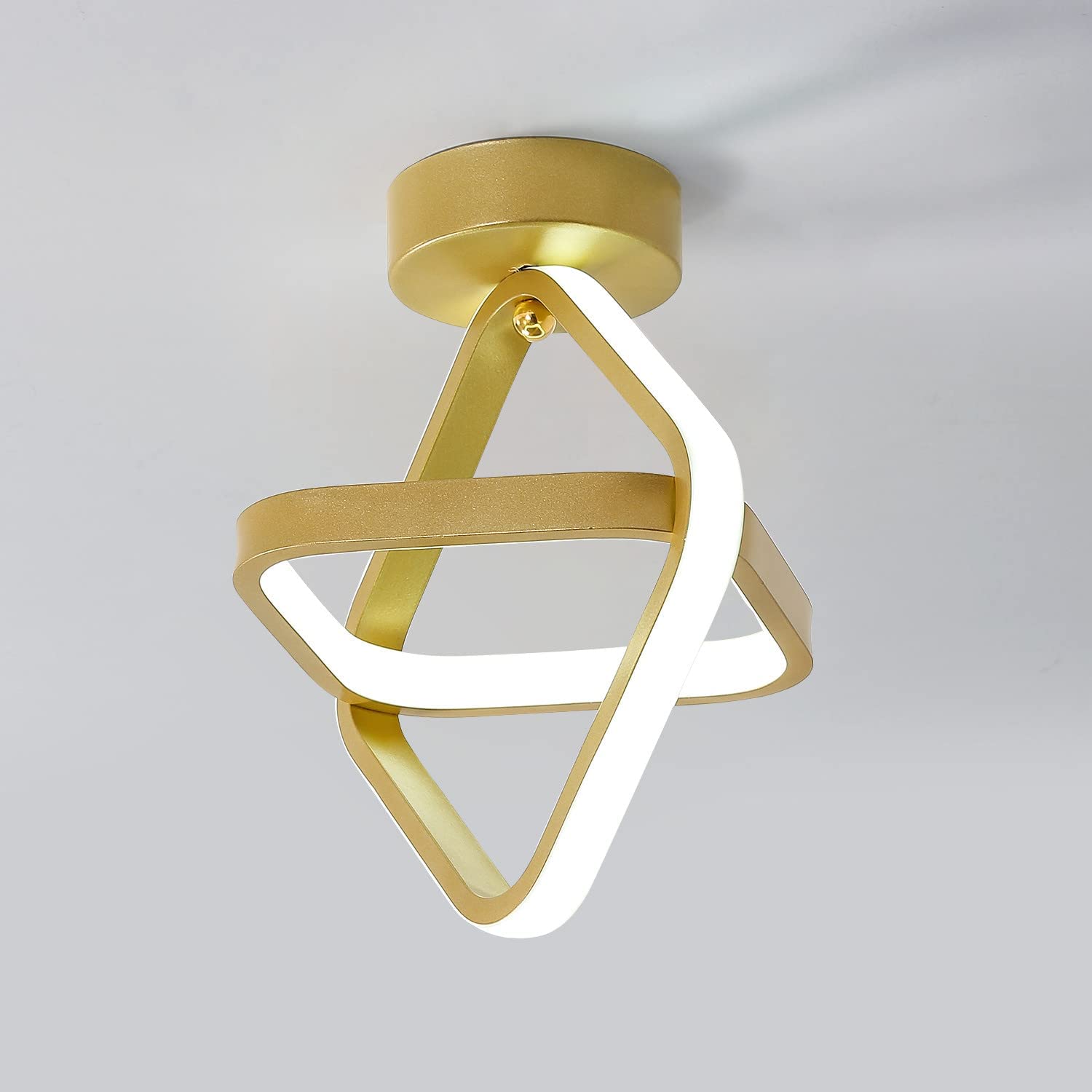 Led 24w Lámpara de techo cuadrado armario pasillo dormitorio luz blanca fria 6000k teto aranha quadrado quarto branco