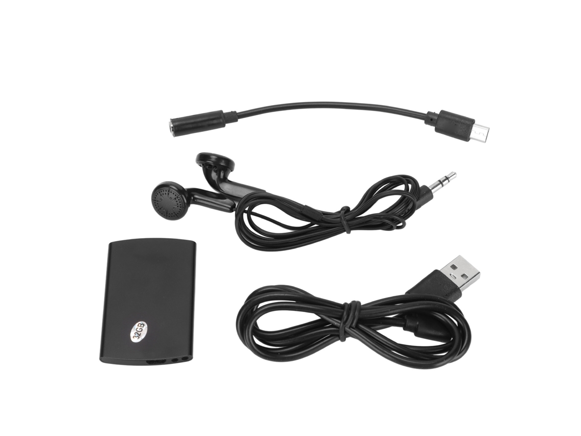 Grabadora De Voz Digital Activada Por Voz Con Reducción De Ruido, 32 Gb, Portátil, Encriptada, Mp3