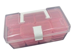 Caja organizadora de almacenamiento de polipropileno transparente de Lowmoose