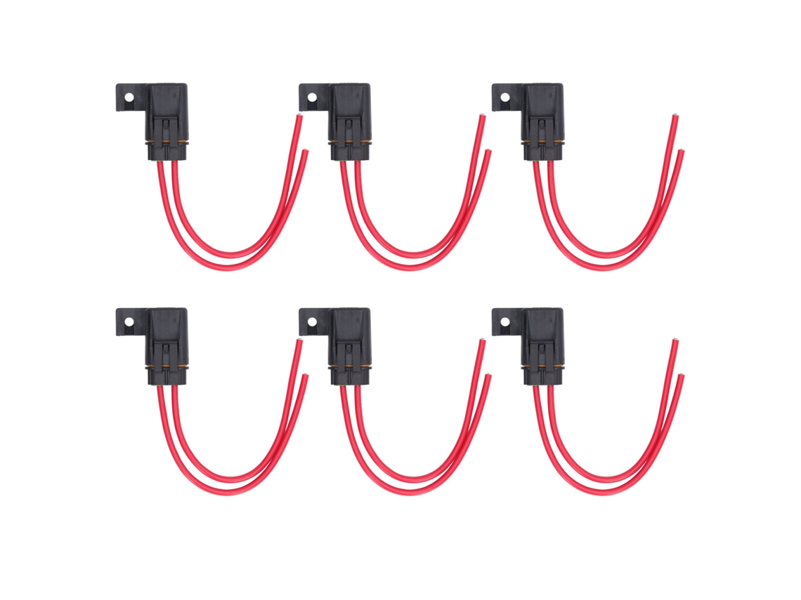 2026dz-6 Piezas Portafusibles En Línea Ip66 Impermeable 12awg 30a Para Barco Coche Arnesado