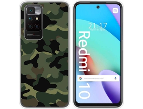 Carcasa Xiaomi Redmi 10 TUMUNDOSMARTPHONE Camuflaje Multicolor