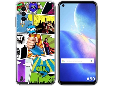 Carcasa Blackview A90 TUMUNDOSMARTPHONE Comic Multicolor