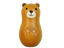 Abridor de botellas de madera creativo con dibujos de animales magnéticos Kofihety