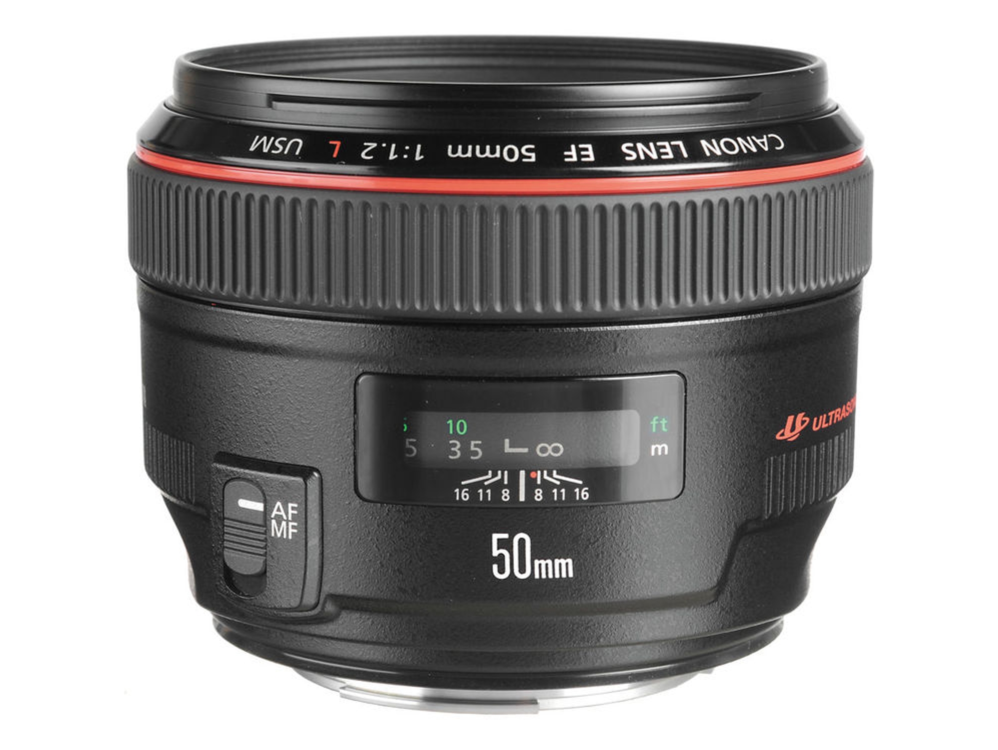 Objetivo CANON EF 50mm f/1.2L USM (Negro - Encaje: Canon EF)