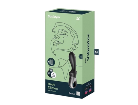 Estimulador SATISFYER Heat Climax Vibrador Anal Con App 1 Unidad