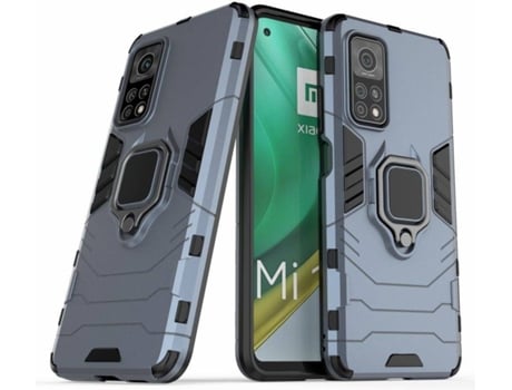 Carcasa Xiaomi Mi 10T Pro HFS-HOUSE Kickstand Gris