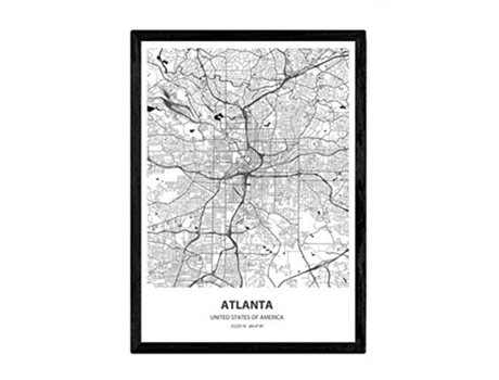 Poster NACNIC Mapa de Atlanta USA (A3)