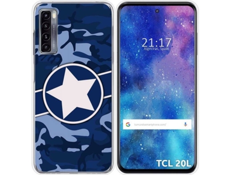 Carcasa TCL 20L / 20L+ TUMUNDOSMARTPHONE Camuflaje 03 Multicolor