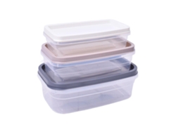Juego de 3 recipientes para almacenar alimentos