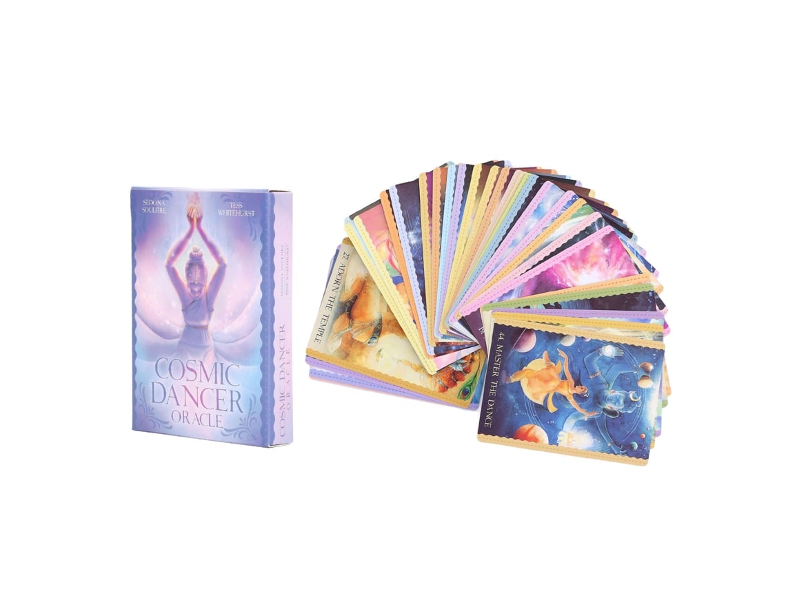 Rebe-44 Barajas Cosmic Dancer Oracle Tarot Cartas De Divinación Y Predicción Juego De Mesa En Inglés