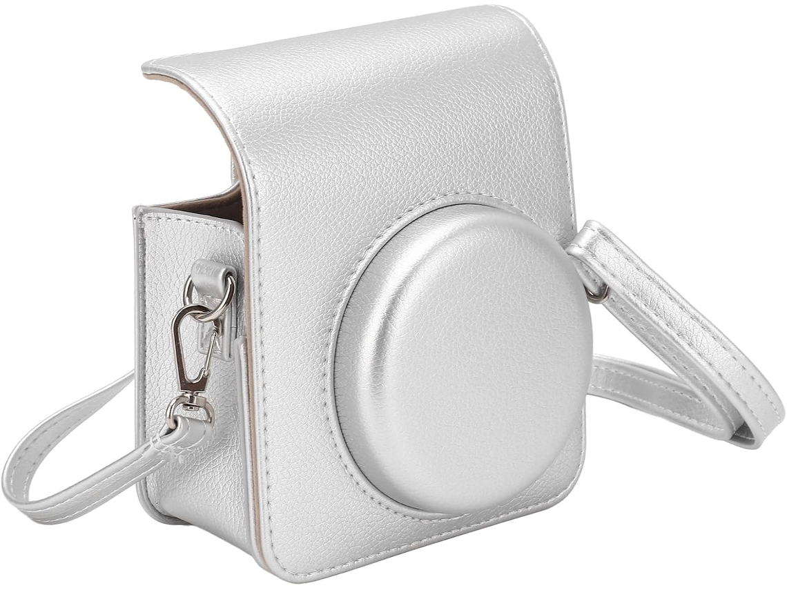 Bolsa Para Cámara De Estilo Retro De Piel Sintética Para Cámara De 40 Mm, Resistente A La Lluvia Y A Los Arañazos.