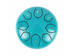 Pandereta De Acero De 6 Pulgadas Y 8 Tonos Instrumento De Percusión Adecuado Para Principiantes (Azul) CUICH