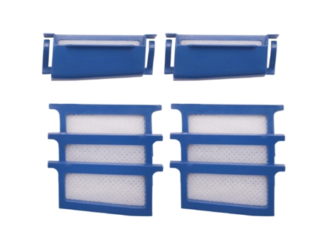 Acessórios de Aspirador El kit de filtros incluye 2 filtros ultrafinos reutilizables y 6 desechables