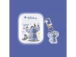 Cubierta Protectora De Funda De Auriculares Inalámbricos De Dibujos Animados Lindos Para Auriculares Ios Pro Perro Alienígena Azul