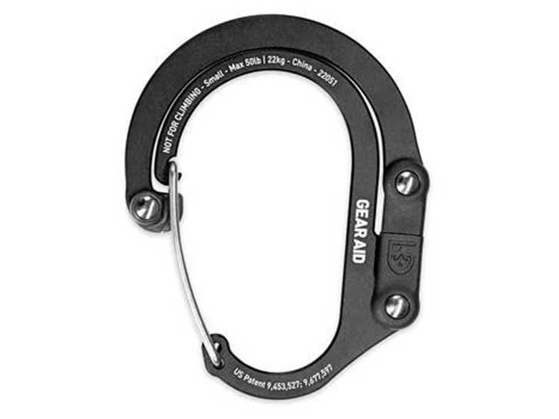 Mosquetão Heroclip Small Prateadogear Aid