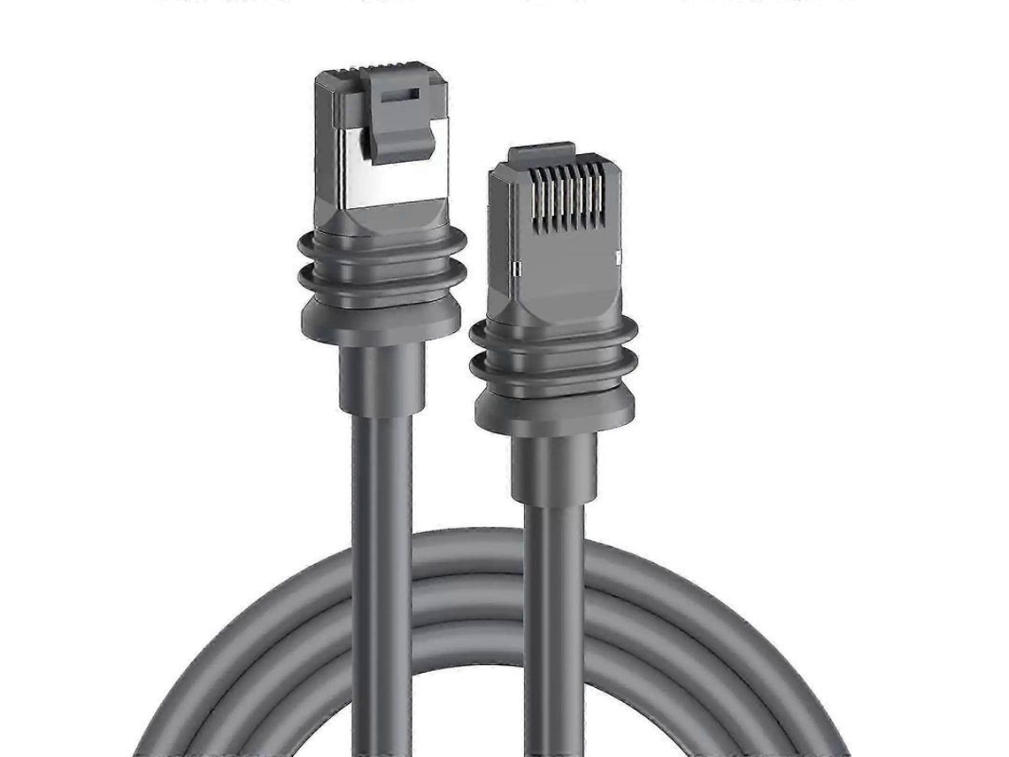 Cable Ethernet Starlink Gen3 Cat6 De 1 M Y 1000 Mbps Para Router Starlink, Gris Oscuro, Alta Velocidad.