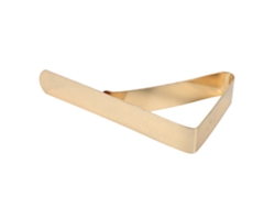 Pinzas Ajustables De Acero Inoxidable Para Servilletas De Mesa, Color Dorado, Ideales Para Picnics Y Bodas.