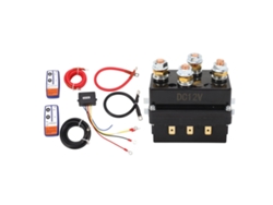 Relé Eléctrico Para Cabrestante De 250 A Y 12 V Para Suv, Atv Y Vehículos Todoterreno Con Control Remoto Y Cables De Conexión.
