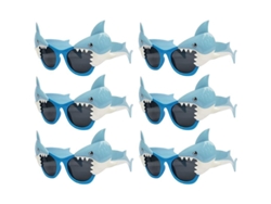 6 Gafas Con Forma De Tiburón Para Fiestas, Accesorios Para Fiestas Temáticas Del Océano, Recuerdos Para Fiestas Infantiles Y De Adultos, Accesorios Para Fotos.