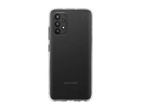 Funda Recycletek Soft para Samsung Galaxy A32 MUVIT Plástico Transparente