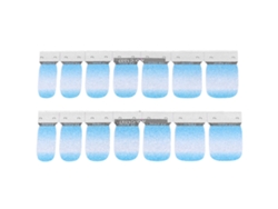 Pegatinas para uñas con efecto degradado, adhesivos transferibles, tiras de esmalte de uñas para hacer tú mismo, envolturas decorativas completas.