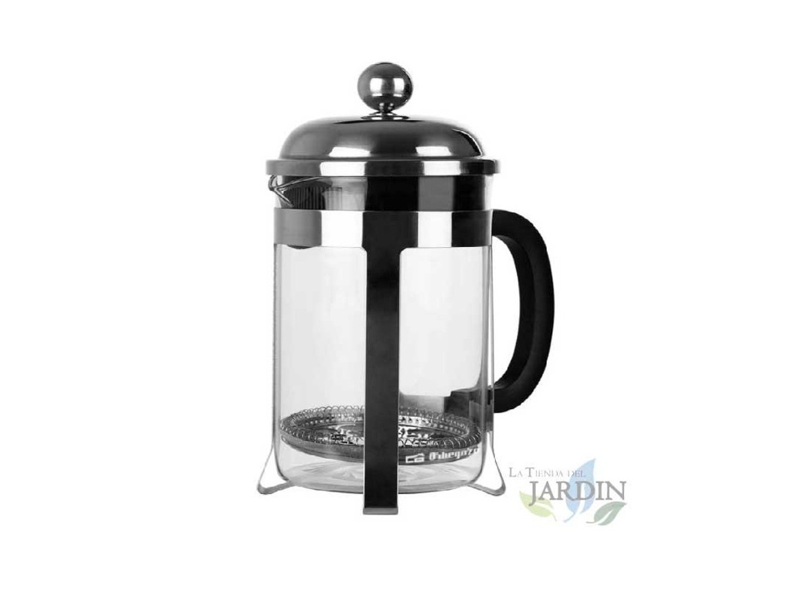 Cafetera Prensa Francesa ORBEGOZO Cristal borosilicato 800Ml