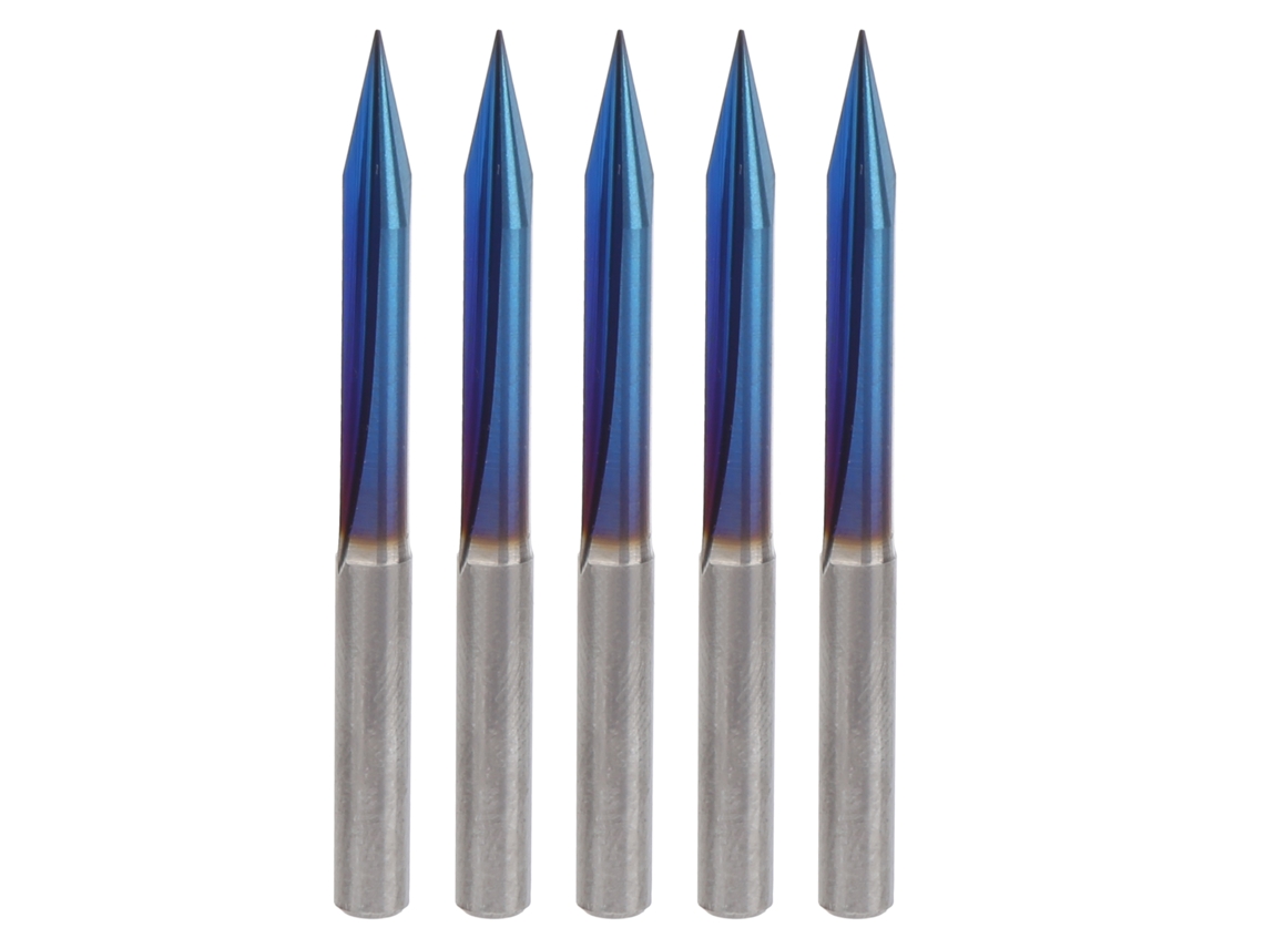 5 Brocas Rectas De 2 Filos Para Grabado De Alambre De 4 Mm, De Acero De Tungsteno, Herramienta De Tallado De 4x0,3x25 Mm