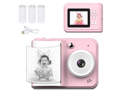 Cámara instantánea para niños con tarjeta de memoria de 32 g, color rosa Cuich
