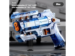 (azul) Mini Pistola De Agua Tipo Pulsador - Pistola Automática - Pistola De Agua De Fuego Continuo - Combate Al Aire Libre