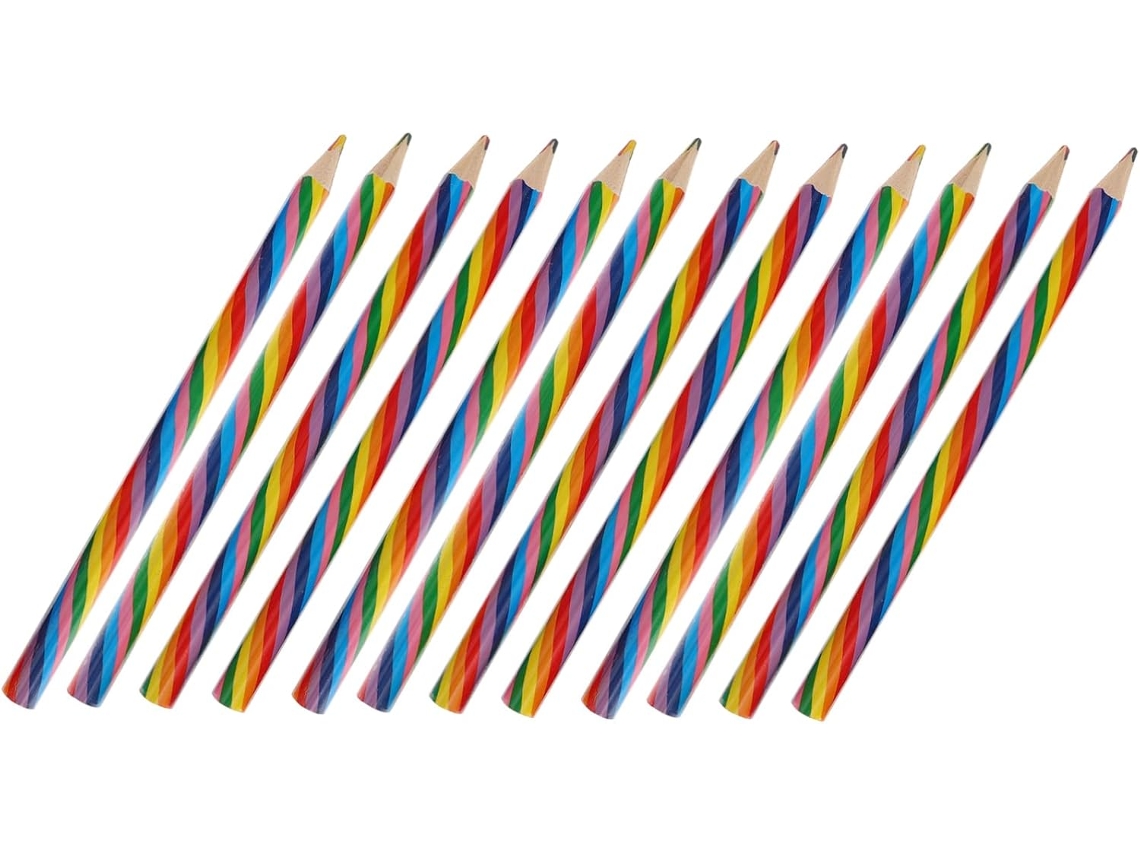 2 Juegos De Lápices De Colores Multicolores Para Niños Y Niñas, Para Dibujar, Para La Escuela.