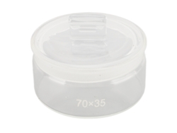 Tarro de limpieza de aceite para relojes, accesorio portátil, 70 mm