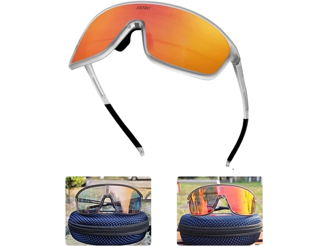 Gafas De Ciclismo. Ciclismo Resistentes Al Viento Para Carretera, Sol Deportivas Hombres Mujeres. Protección