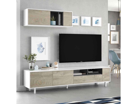 Mueble de TV LÚZETE (Blanco)