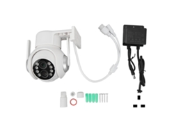 Cámara de seguridad inalámbrica HD Wifi con visión nocturna y detección de movimiento PTZ para el hogar.