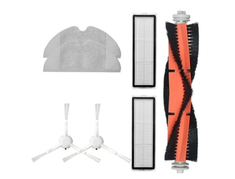 Cepillo Lateral de rodillo principal, fregona, paños de fregado, filtros para Xiaomi Mijia 1C Dreame F9, Robot aspirador, juego de filtros de cepil...