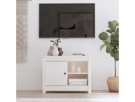 Mueble Para Tv VIDAXL Blanco Madera (70x36.5x52 cm)