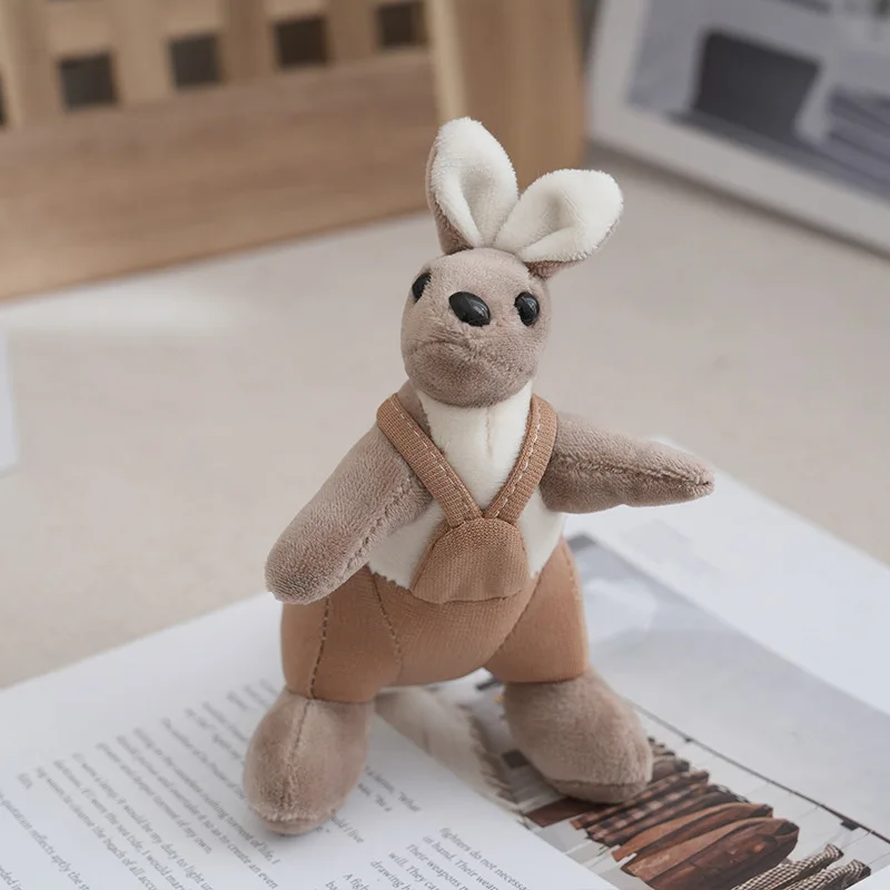 Llavero De Peluche De Canguro Australiano De 17 Cm (marrón) Con Forma De Muñeco O Colgante Para Mochila.