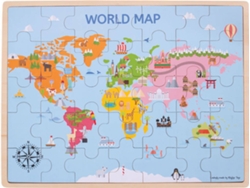 Puzzle BIGJIGS TOYS Mapa Mundo