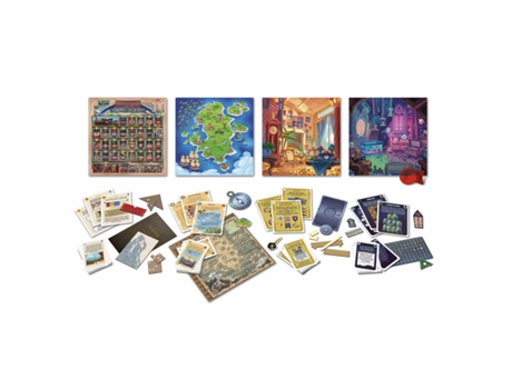 Juego CLEMENTONI Escape Game Room Deluxe 30x30x7,7 cm (ES)
