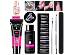 Set de 7 piezas para extensiones de uñas de gel con herramientas para alisar las uñas.pgs003