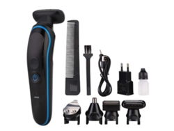 Tijeras Eléctricas Multifuncionales Para Cabello, Barba Y Vello Corporal - Recargables Con Cuchilla Afilada Y Cabezales Intercambiables
