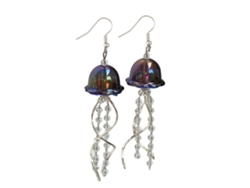 Pendientes de medusa modernos y elegantes, hechos a mano, un accesorio versátil para el día y la noche. Rosewell