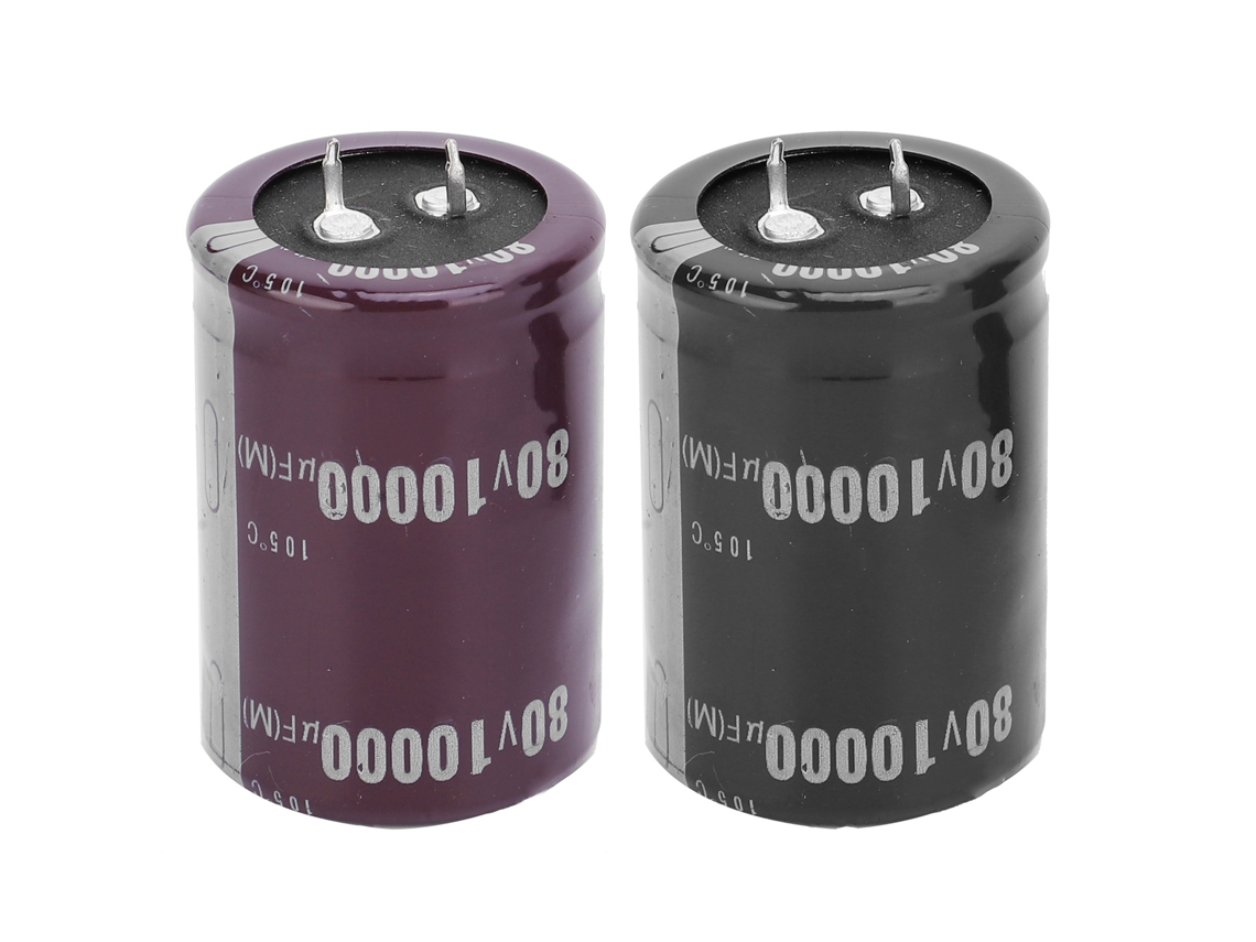 Yncm2026-2 Piezas Condensador Electrolítico De Aluminio 10000μf 60v 105℃ Para Amplificador Equipo De Sonido Luz Led 35x50mm